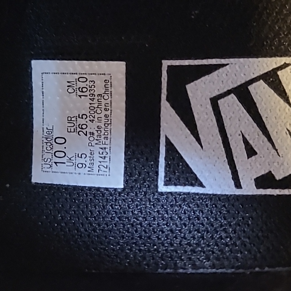 Vans Toddler Sk8-Mid Reissue V MTE-1 Fur Lined Black Shoes Size 10C - Picture 9 of 12